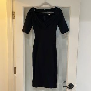 Black collectif wiggle dress. Size S